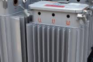 トランス半銅半アルミ 油式ケース付(油無し)