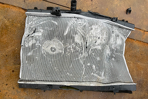 アルミラジエーター(異物あり)